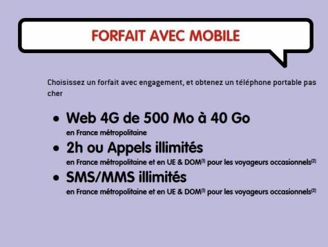 Votre SmartPhone à partir de 1€ avec un abonnement NRJ Mobile !